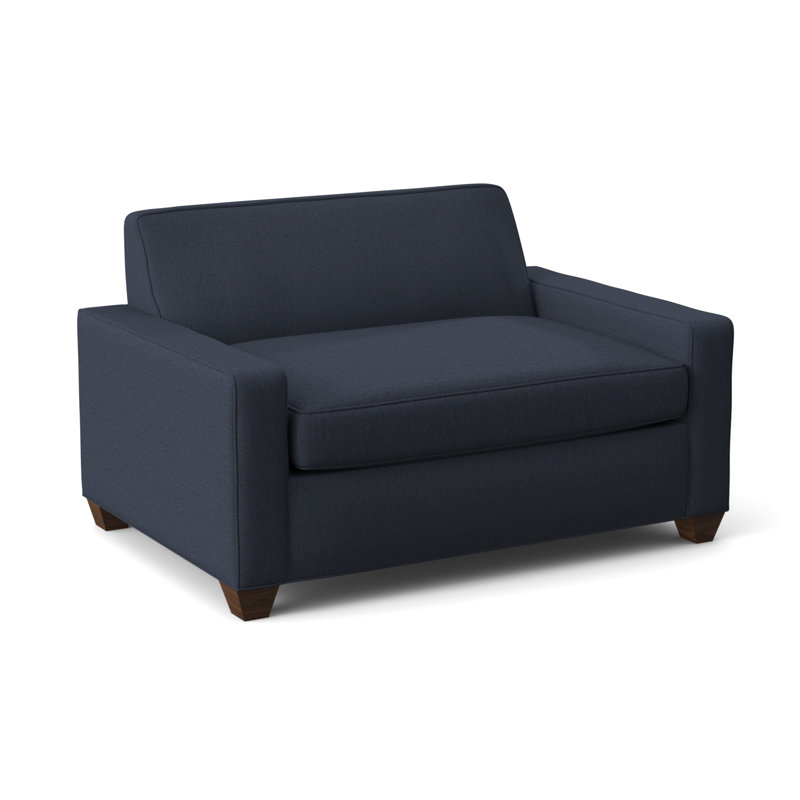 Avery Convertible Chair, Montana Walnut, Archetype Admiral