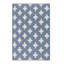 Geometric Area Rug in Blue/Ivory-50668355