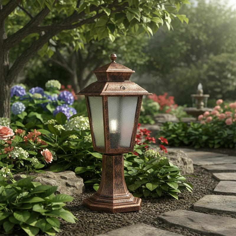 Davenport 1-Light Outdoor Pier Glass Cap Mount Light