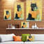 « jolie chats couple », reproduction d’impression sur toile tendue-29496326