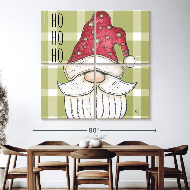 Lelend Santa Gnome, 74'' H x 74'' W