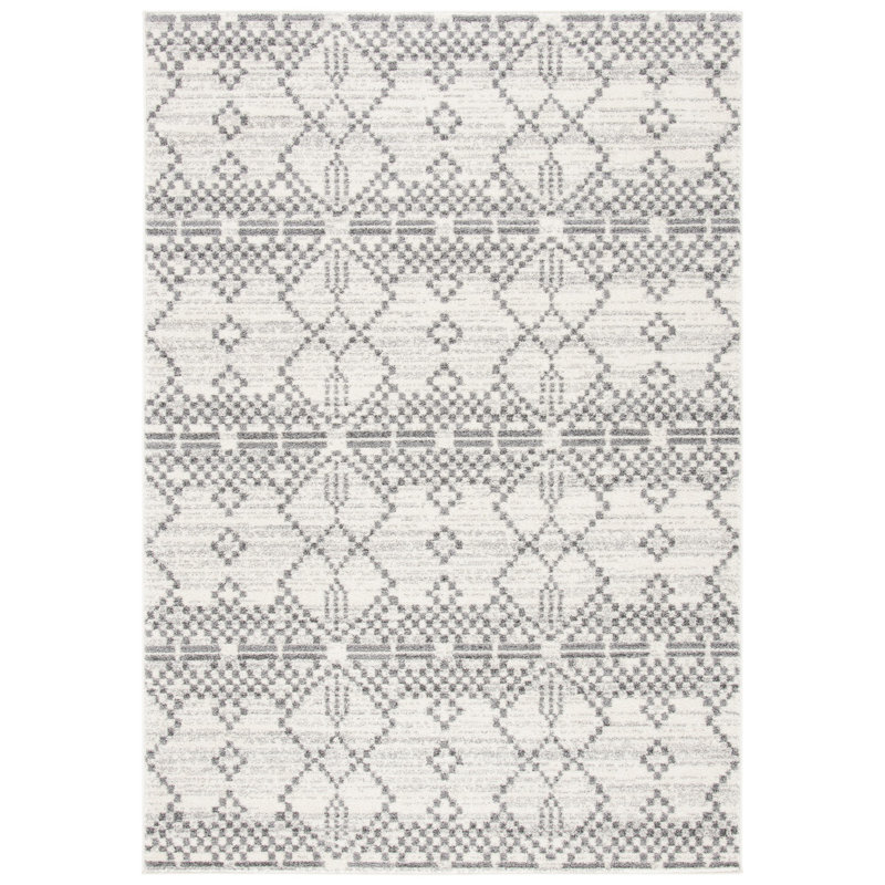 Tapis de performance du sud-ouest Tulum, Rectangle 6 pi 7 po x 8 pi 7 po