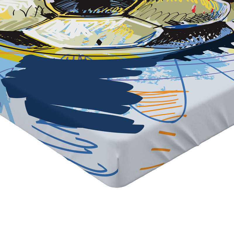 Ensemble de 2 draps-housse Ambesonne Soccer, Drap-housse grand