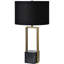 Lampe de table noire 27,75 po Addolorata