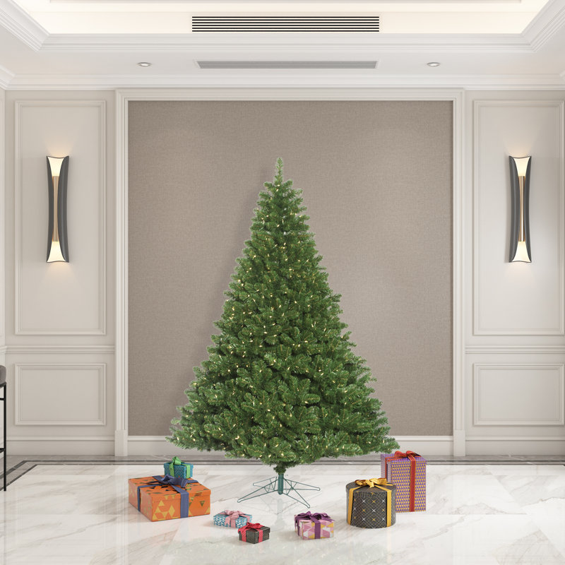Sapin de Noël artificiel Oregon, H 6,5 pi, Illuminée