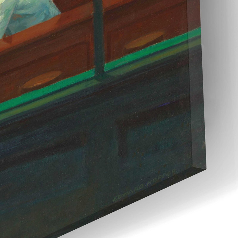 "Nighthawks, 1942" par MASTERS, H 12 po x l 24 po