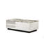 Table basse l 47 po avec plateau en faux marbre