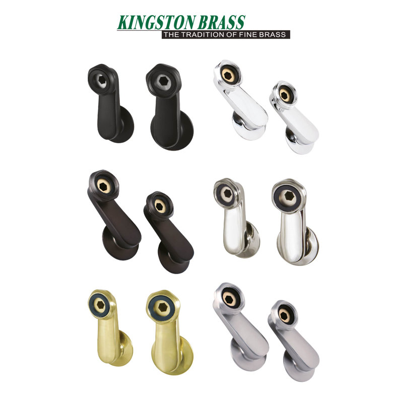 Kingston Brass Vintage Swivel Elbows for Wall Mount Tub Faucet, Matte Black