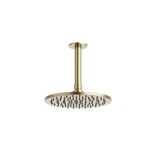 Rain Shower Head 1.8 GPM GPM, Satin Brass