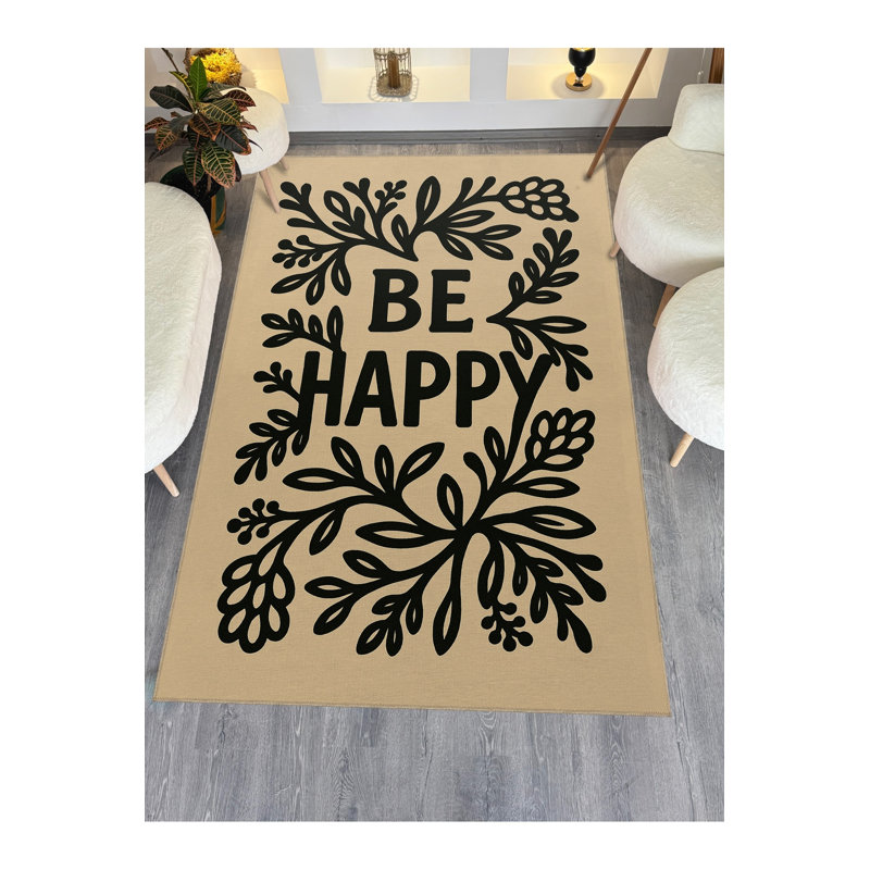 Tapis tissé à la crème Mosso, 2 pi x 2 pi 11 po