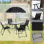 Ensemble repas d'extérieur 6 pièces Talmon-7439280