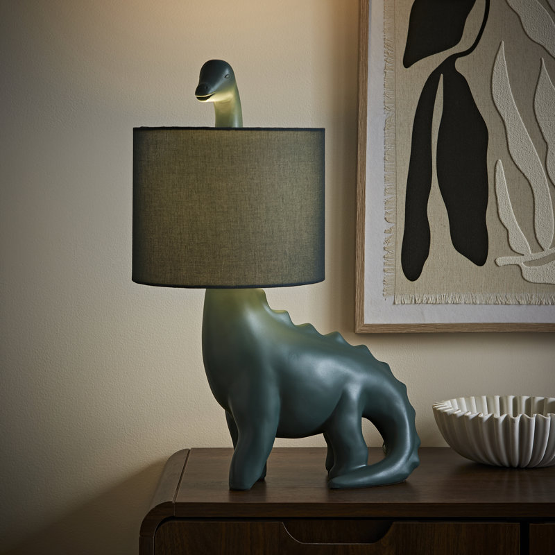 Camrynn Ceramic Novelty Lamp, Green