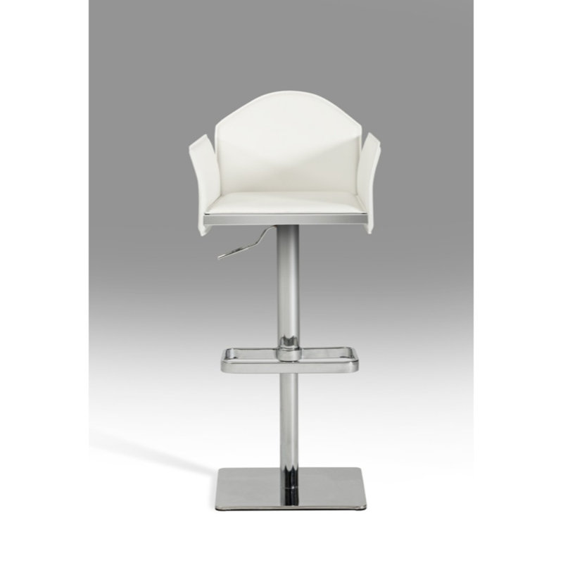 Tabouret de bar Hazlehurst, Blanc