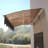 Door Window Canopy 59"X34" - Polycarbonate & Aluminum Heavy Snow Resistance Uv80+ Protection Shade Solid Rust- Uv50+