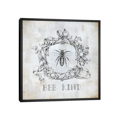 Bee Kind by Carol Robinson - Print on Canvas