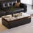Microcrystalline stone storage coffee table-711903874