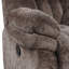 Fauteuil inclinable et oscillant brun foncé-1170910566