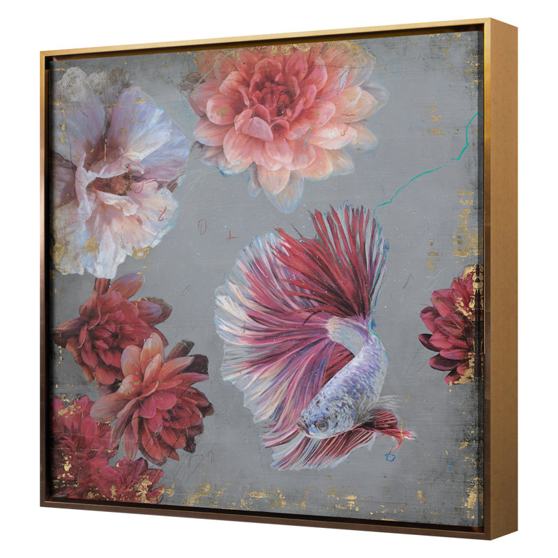 Underwater Boutique 1 Framed Print Canvas, 38" H x 35" W