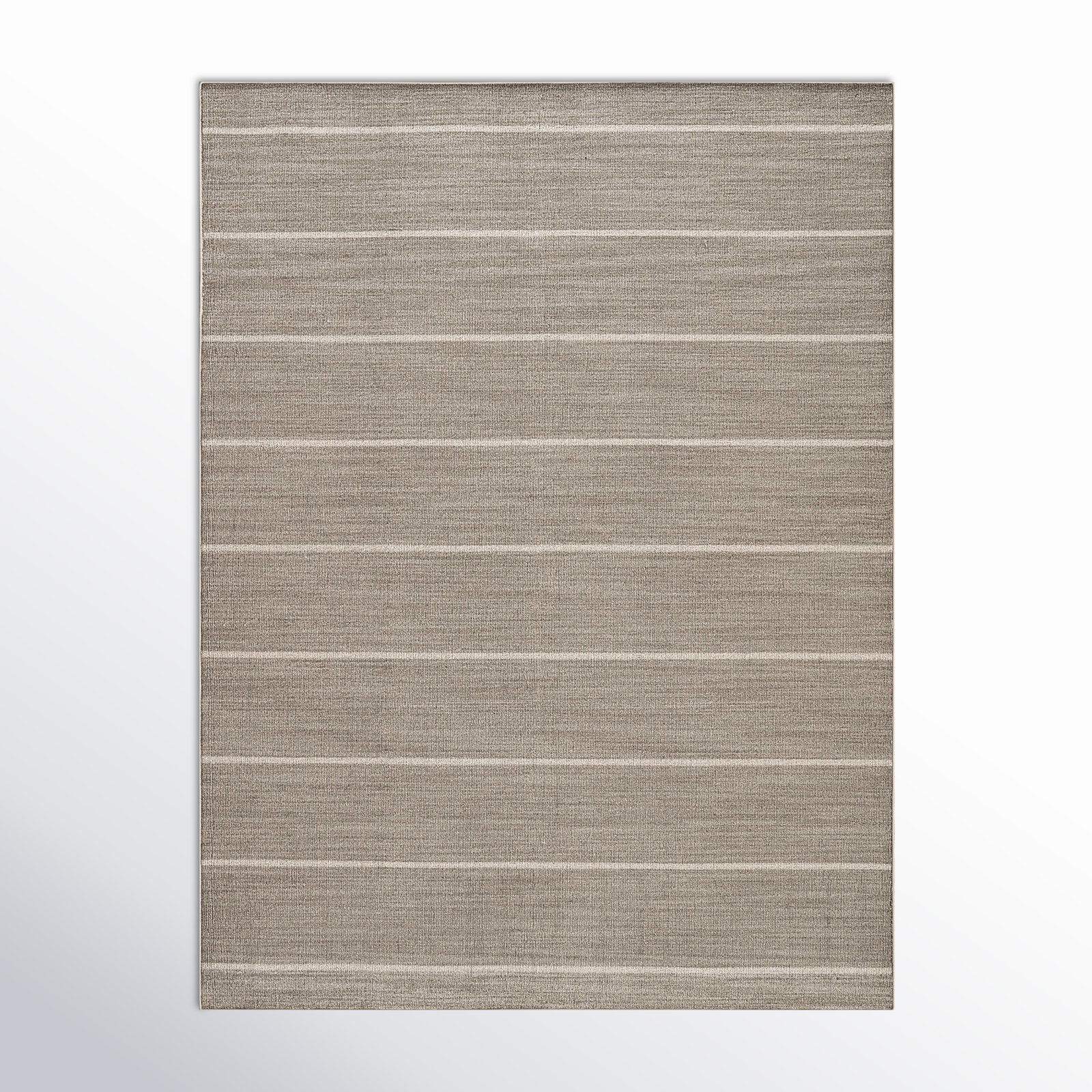 Creekmont Handmade Wool Brown Rug, Rectangle 10' x 14'