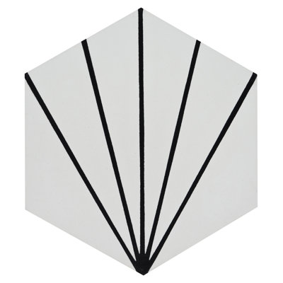 Menara 8" x 9" Cement Patterned Tile