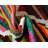 Abstract Handmade Cotton Area Rug in Multi Color - Red-69592718