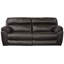  Canapé inclinable avec accoudoirs coussinés en cuir véritable l 90,5 po Cassidle