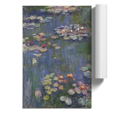 Water Lilies Lily Pond Vol.27 by Claude Monet - No Frame Painting