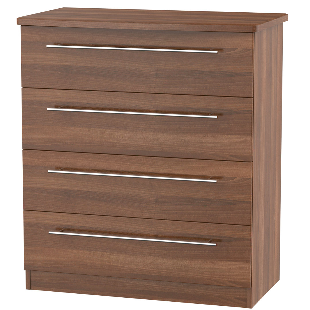 Fully Assembled Lyndale 4 Drawer 76.5Cm W Chest