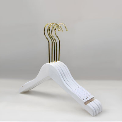 Premium Solid Wood Hangers - No Crease Garment Care