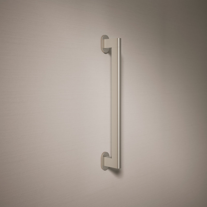 Belay Grab Bar, Brushed Nickel, 1.75" H x 18" L