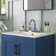 24" White Rectangular Bathroom Single Vanity Top Sink with Three Faucet Holes and Overflow(Top Only)