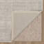 Tapis rayé gris tissé à la main-61240295