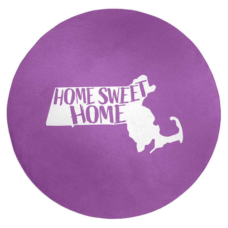 Tapis en poly-chenille home, Rond 5 pi