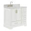 Meuble-lavabo simple avec plateau Abshire 37-93359245
