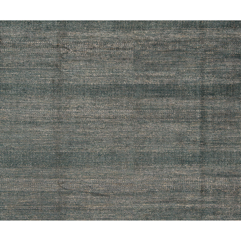 Hand-Knotted High-Quality Beige and Blue Area Rug