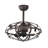 Modern Enclosed Ceiling Fan Indoor With Remote Control And Bladeless Rust Red Industrial Ceiling Fan Light Kit