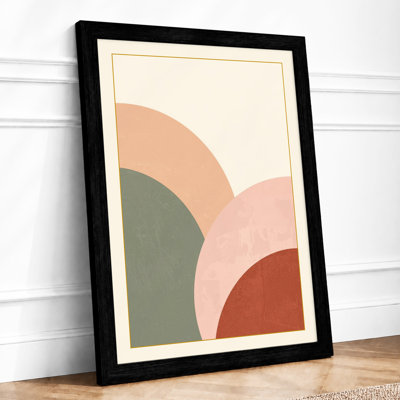 Organic Curves In Sage Minimalist - Print