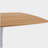 42 Inch Square Tulip Dining Table for 2-6 Person, Modern Mid-Century Kitchen Table with MDF Top & Oak Finish, Small Space Table for Apartment, Bistro, Cafe, Office and Living Room (White & Oak)-832722026-832722025-832722016