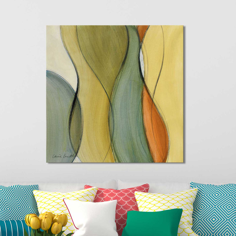 " Coalescence I " by Lanie Loreth, 18" H x 18" W x 1" D, Wrapped Canvas