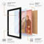 Figures in Conversation Modern - Framed Print-1714962818-1714962823