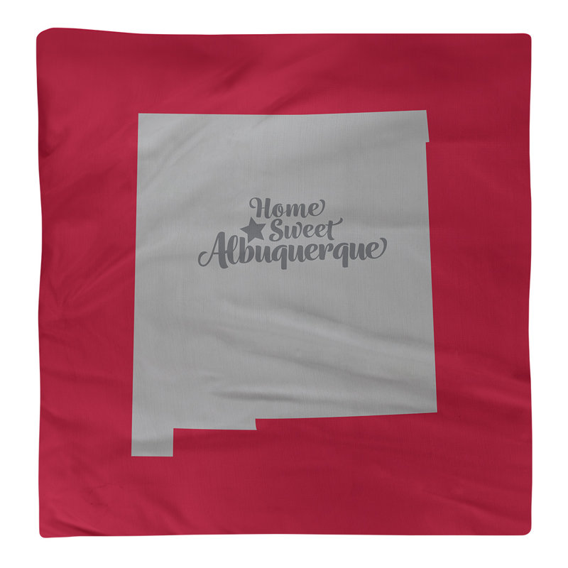 Polyester, Cotton Cities & Maps Square Napkin, 22" W x 22" D, Cotton