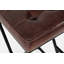 Kellner Upholstered Counter Stool with Metal Frame-1528975126