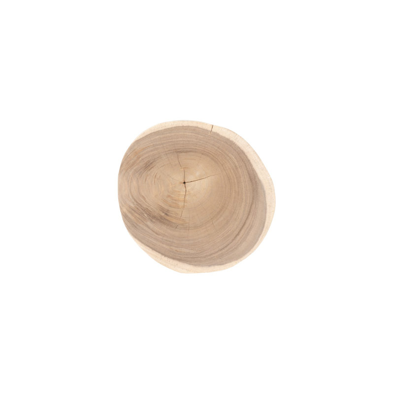 Natural Log Stool, Suar Wood