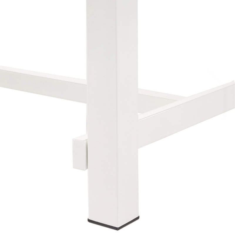 Charmante table de salle à manger d'extérieur pour des rassemblements mémorables et des espaces élégants, Marron foncé
