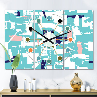 Horloge murale extra dimensions extra-artisan Mid-Century