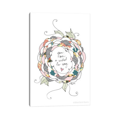 «Whimsical Wish Quote» par Bluebird Barn - peinture sur toile tendue