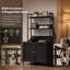 Armoire de rangement en métal, double fermeture magnétique silencieuse pour animaux de compagnie.