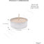 Bougie lumineuse pour thé en vrac Hosley 120 PCs Idéale pour les mariages, les lanternes de secours, les guirlandes de secours, les spa, les aromathérapie, les fêtes et le jardin de bougies Reiki.