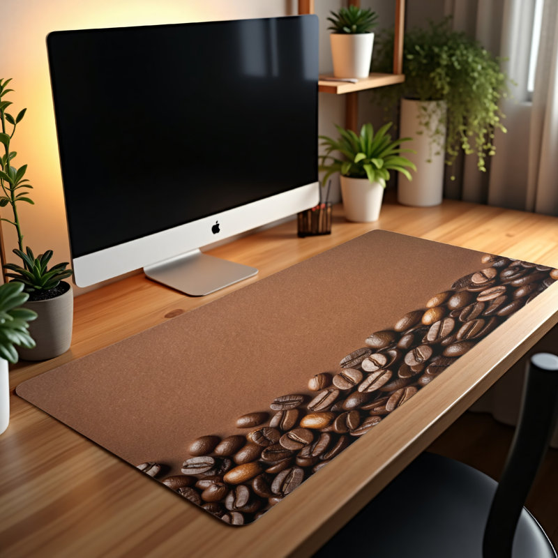 Polyester Desk Pad, 14.4x12.1
