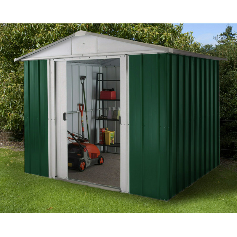 Apex 8 ft. W x 7 ft. D Metal Garden Shed